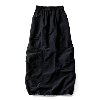 フェリシモギフトショップ | 撥水　パラシュートスカート〈ＢＫ〉リブイン