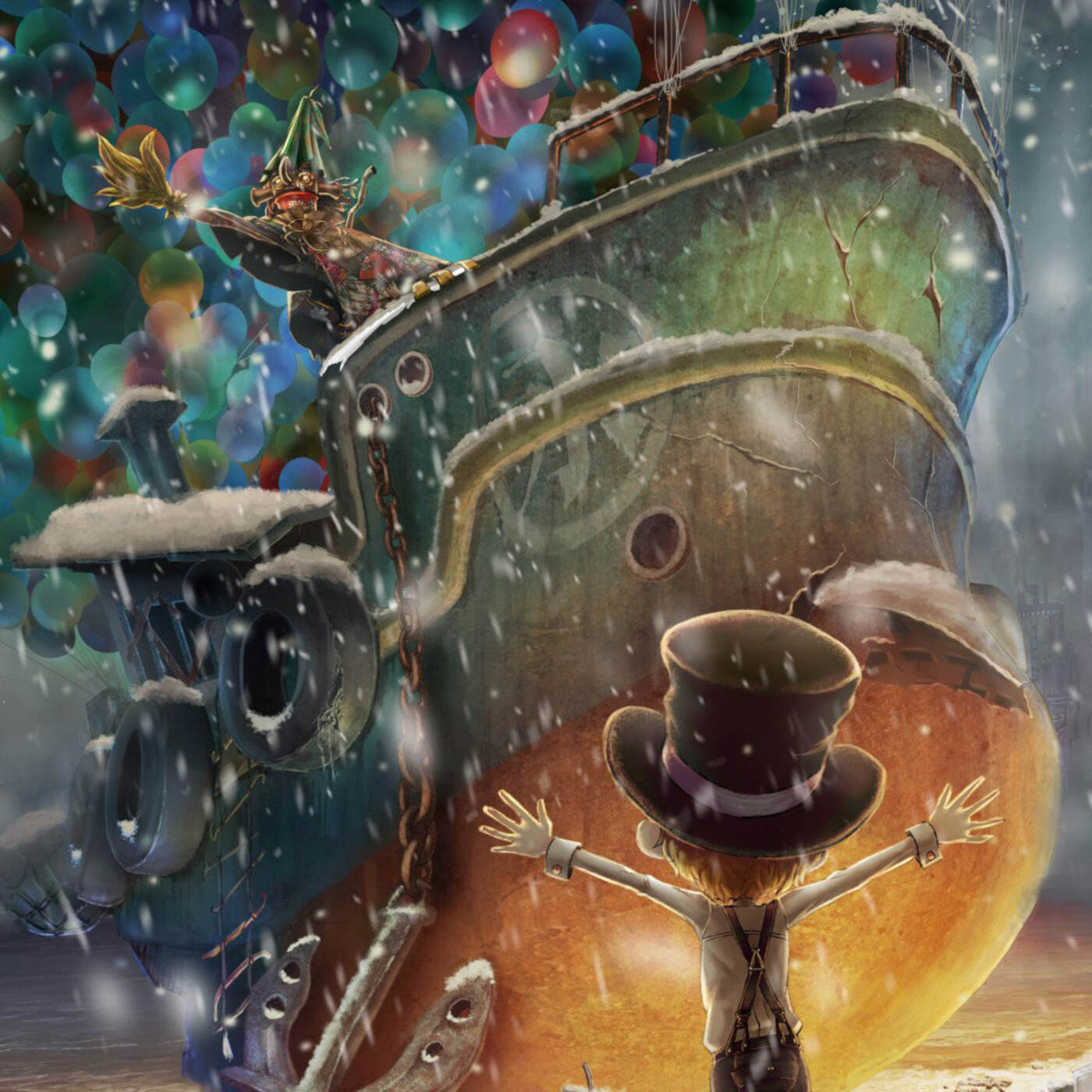 フェリシモギフトショップ|えんとつ町のプペル　ライトボックスセット|にしのあきひろさんがチームで描く醍醐味です。