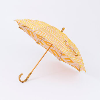 フェリシモギフトショップ | ［大物配送］ジャカードの晴雨兼用傘〈イエロー〉