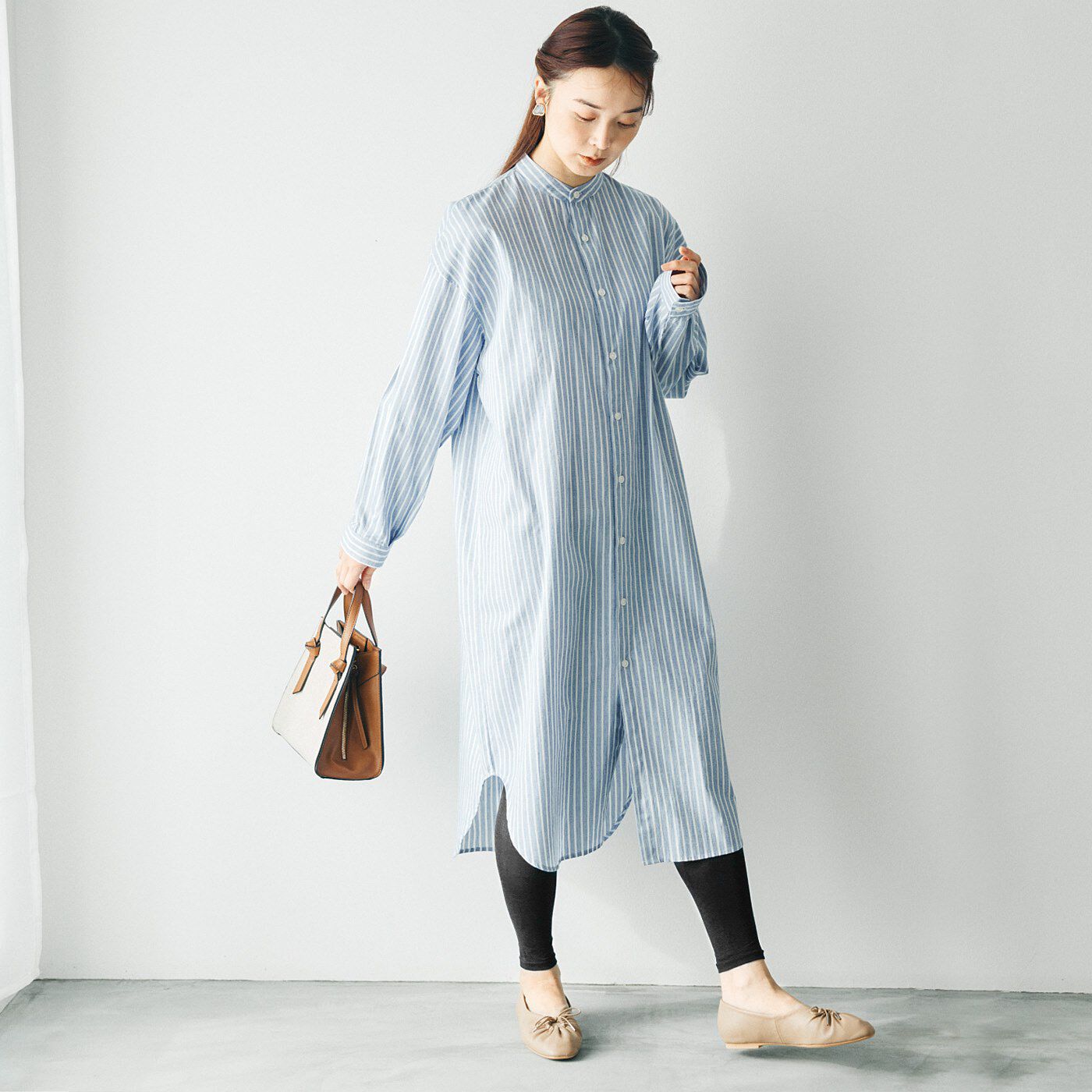 フェリシモギフトショップ|薄くて軽やかフィット！　綿混さらさらレギンス〈ブラック〉