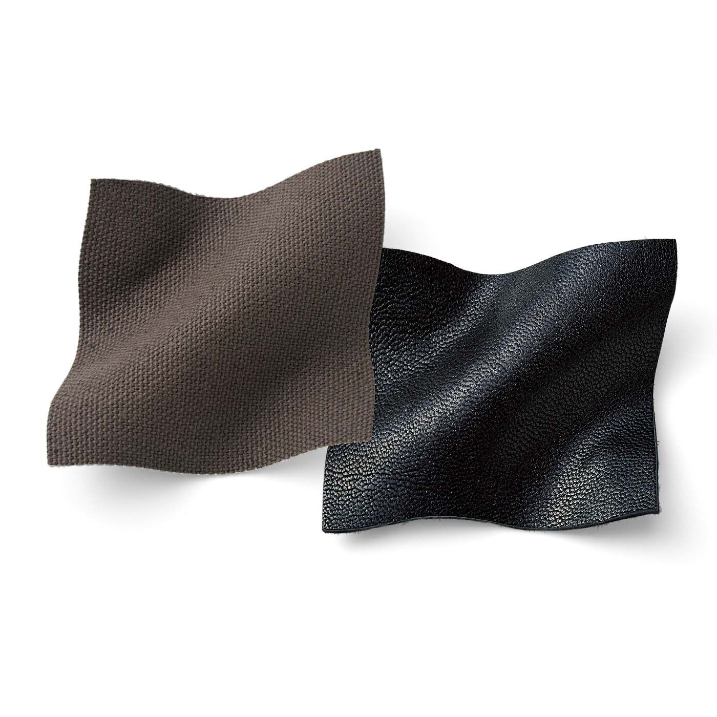 フェリシモギフトショップ|el:ment　倉敷帆布と本革遣いトートリュック〈スズ〉|8号帆布（16オンス）の、ほどよい厚みと軽やかさの倉敷帆布と、しなやかな山羊革。