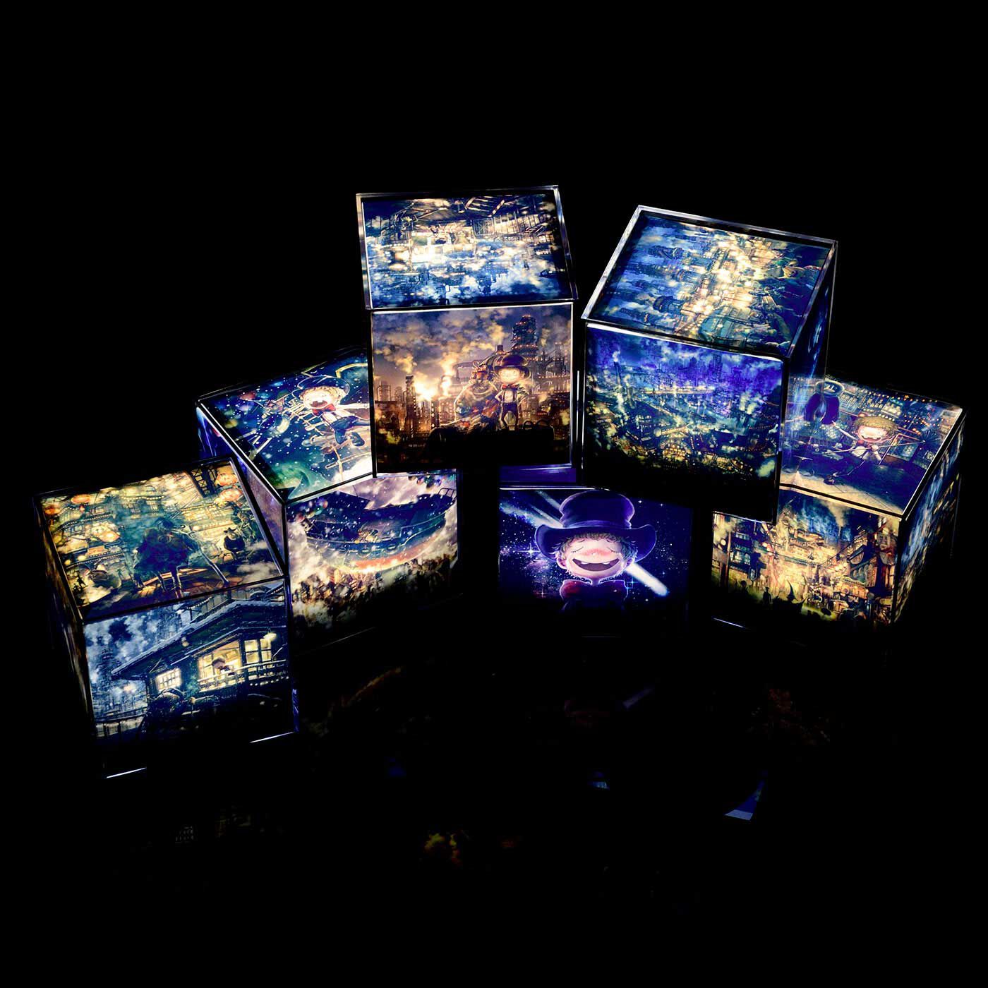 フェリシモギフトショップ|えんとつ町のプペル　ライトボックスセット|６種類のライトボックスをセットでお届けします。