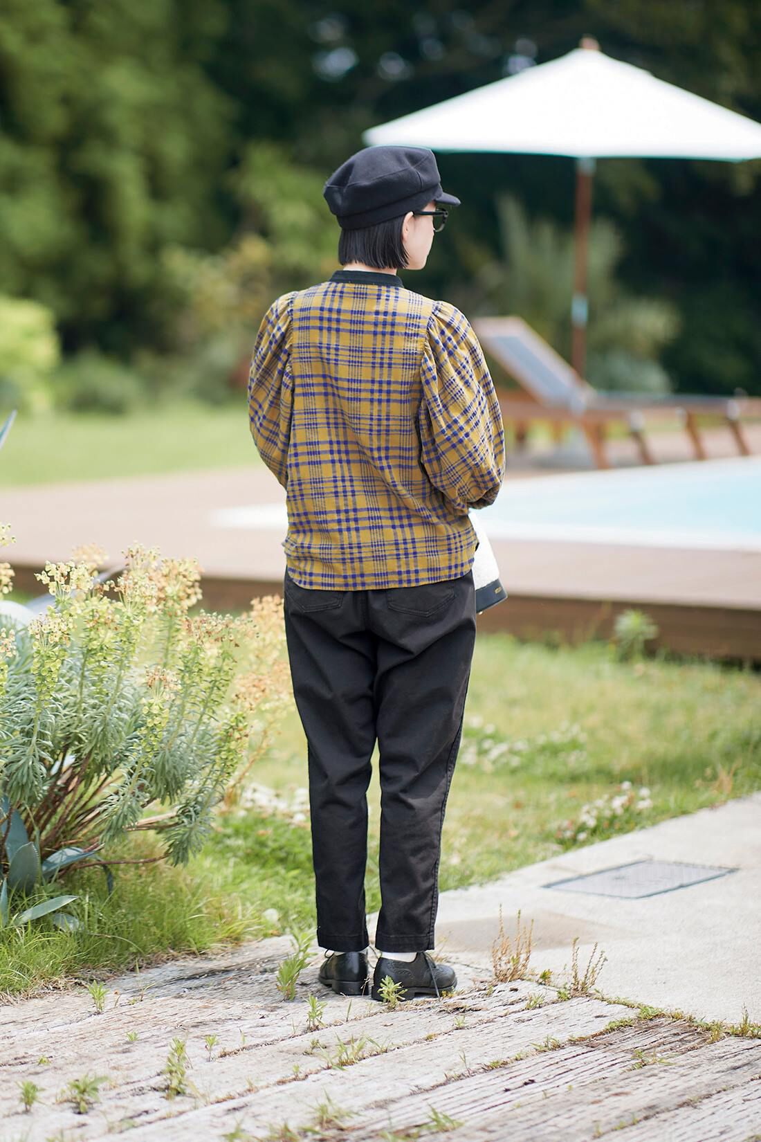 フェリシモギフトショップ|サニークラウズ　ポコポコチェックブラウス〈レディース〉