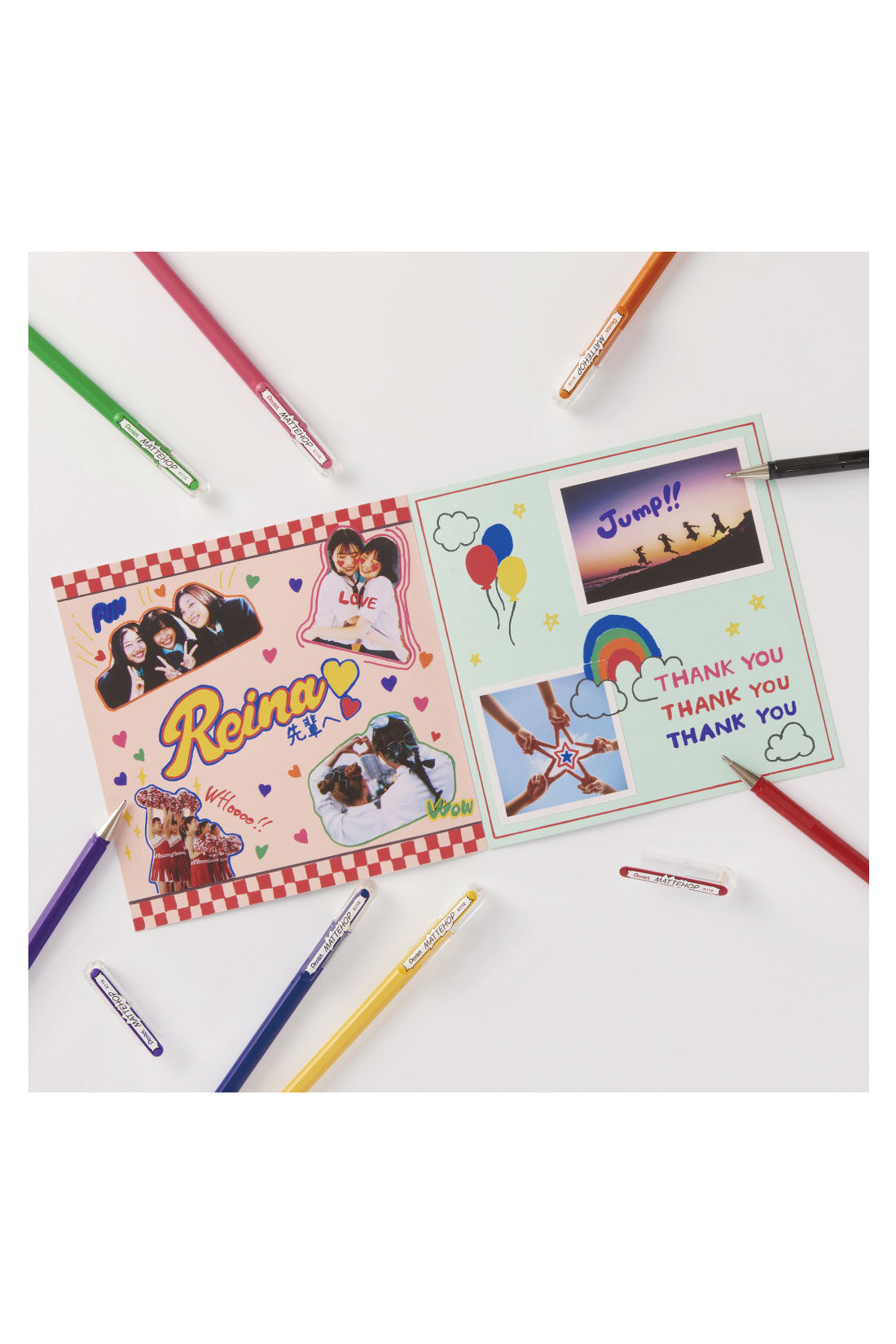 フェリシモギフトショップ|鮮やかな発色　写真やマスキングテープに書ける　マットホップ１４色セット