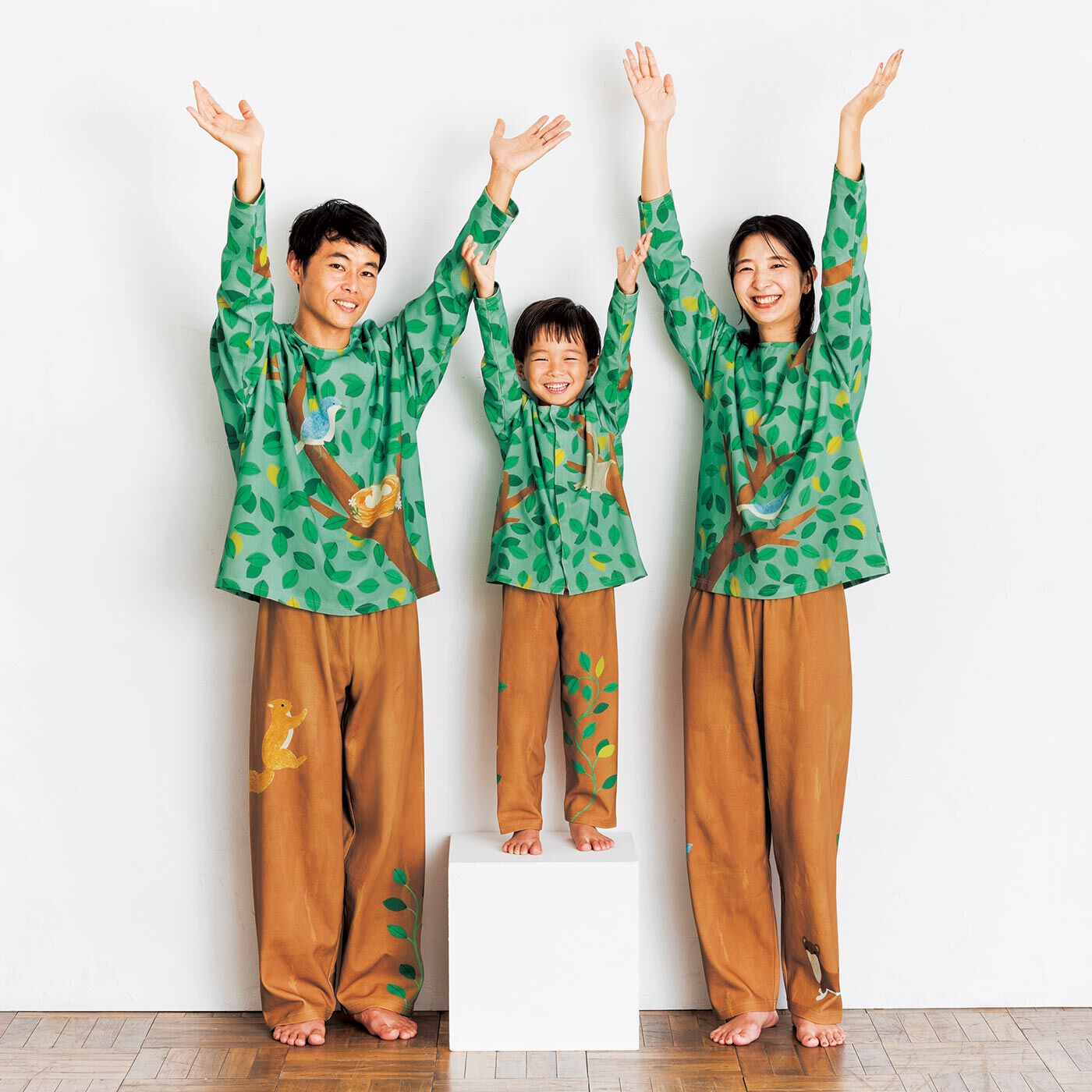 フェリシモギフトショップ|YOU+MORE!　親子でほのぼの　森になるパジャマ〈メンズ〉