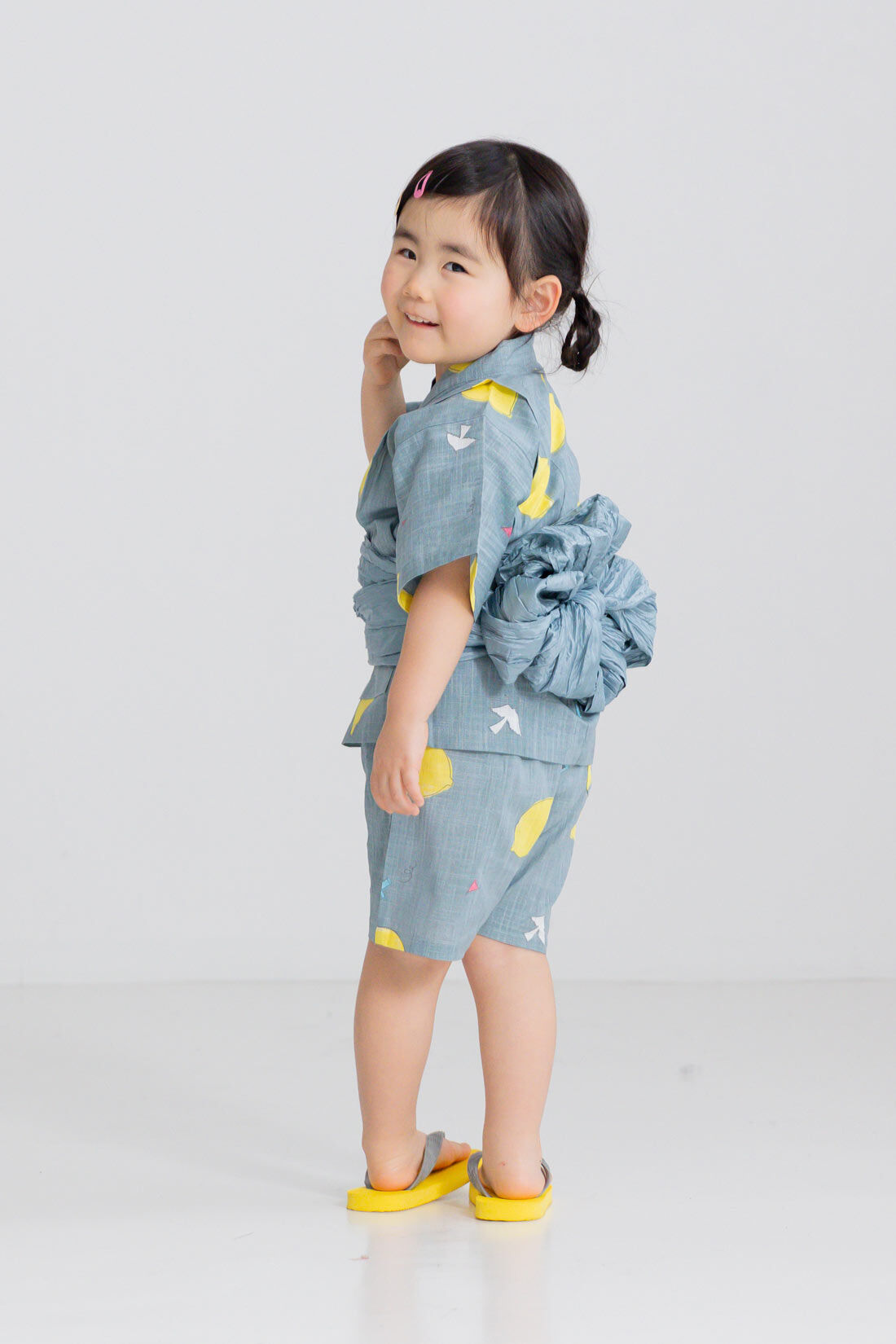 フェリシモギフトショップ|くしゅくしゅふんわり兵児帯〈スモーキーブルー〉