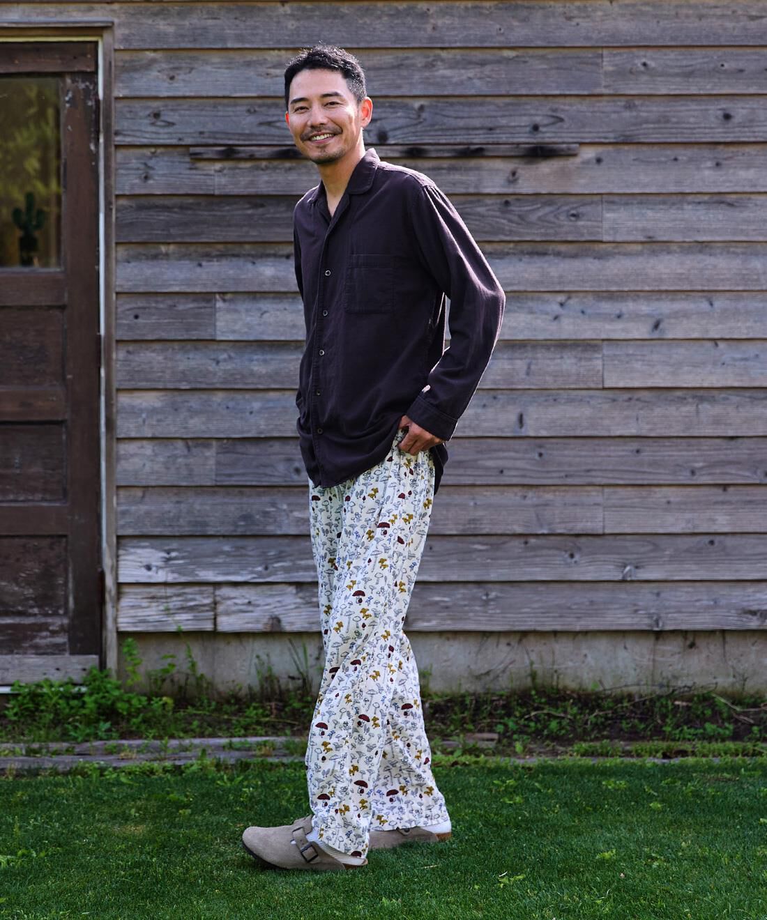 フェリシモギフトショップ|サニークラウズ　きのこ図鑑パジャマ〈メンズ〉