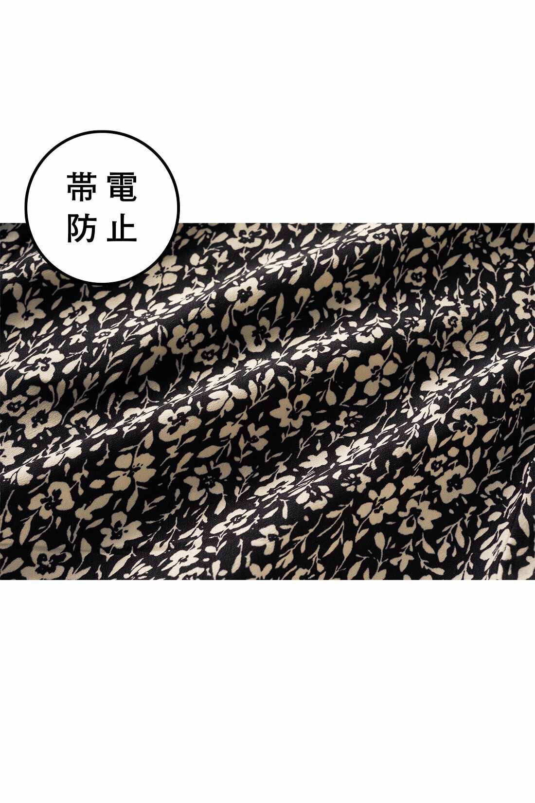 フェリシモギフトショップ|リブ イン コンフォート はまじとコラボ　持ってて間違いなし！花柄ワンピース〈ワインレッド〉|※お届けするカラーとは異なります。