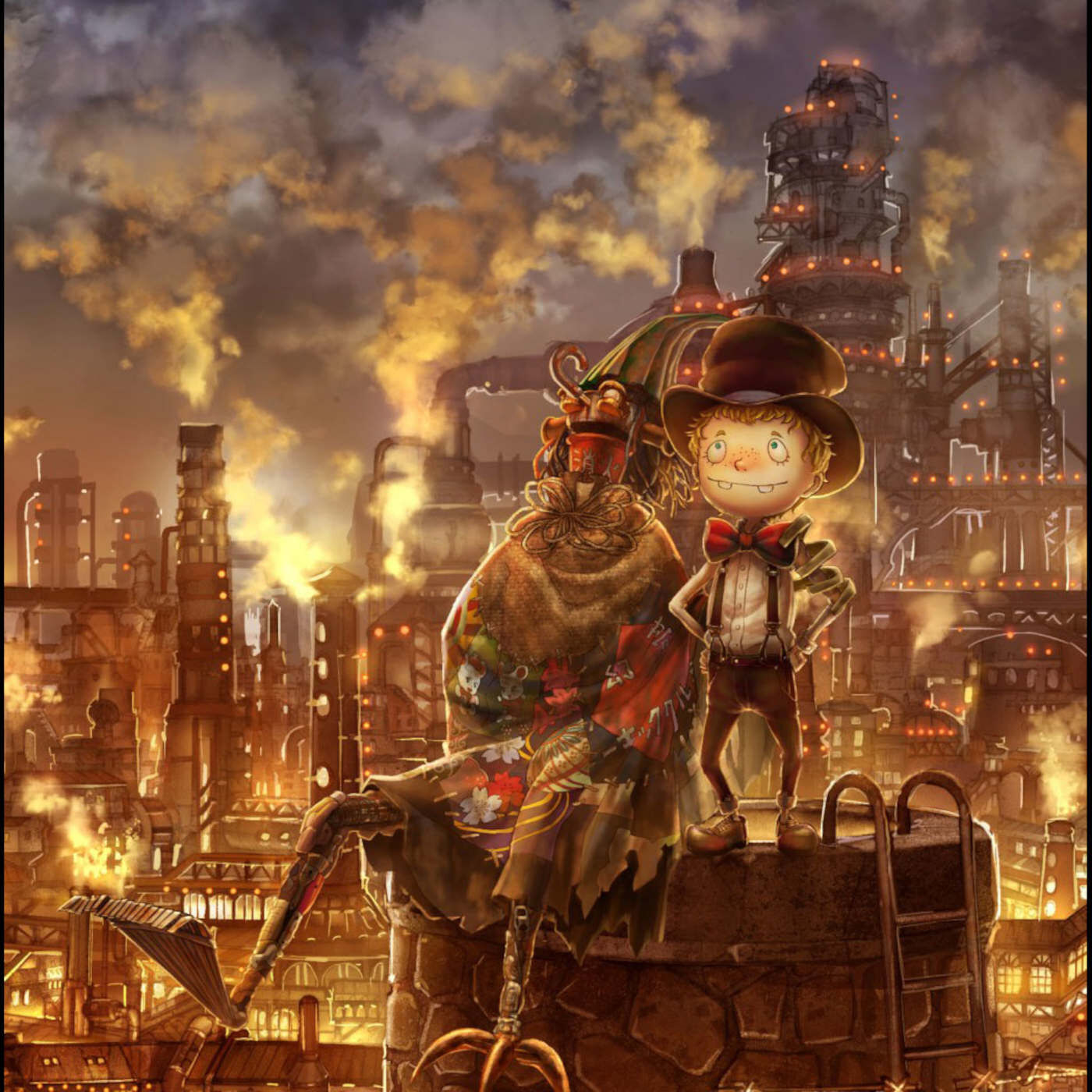 フェリシモギフトショップ|えんとつ町のプペル　ライトボックスセット|新たに描き下ろされた、目を奪われる６シーン。