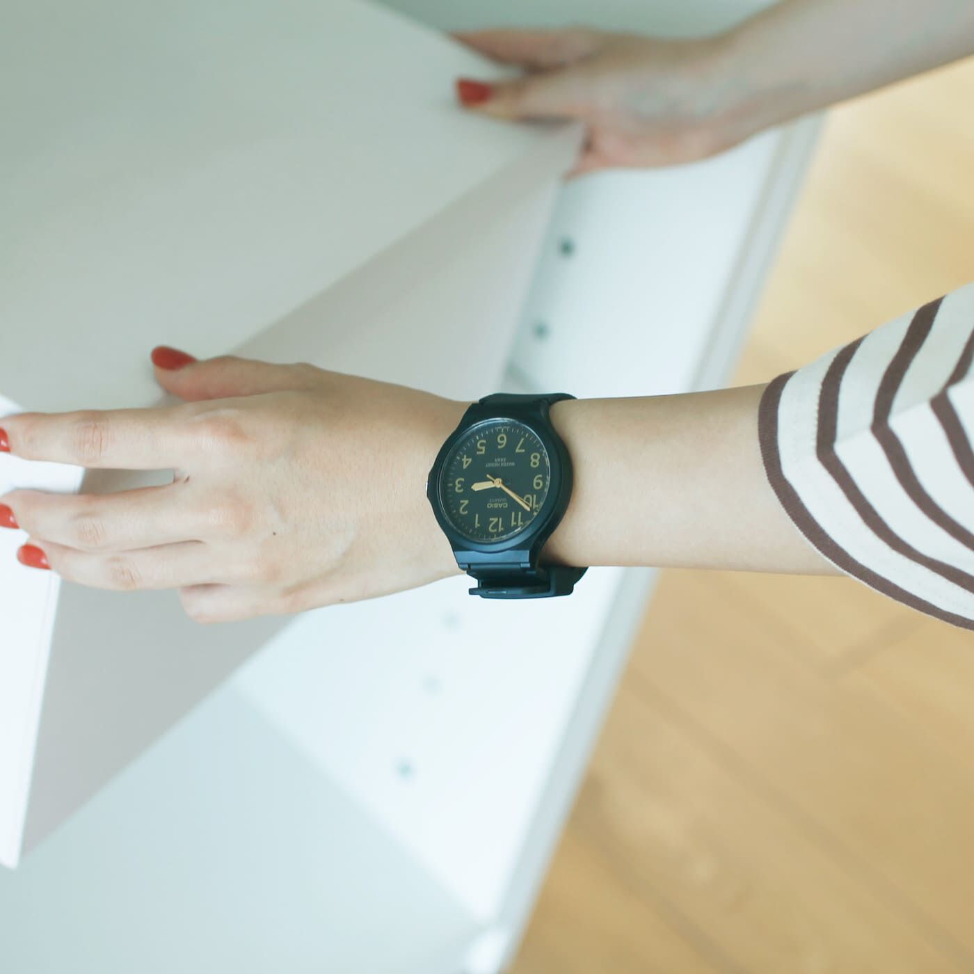 フェリシモギフトショップ|このごろ meets CASIO 推しカシ　しっとりムーンライトボーイ〈MW-240-1B2JH〉
