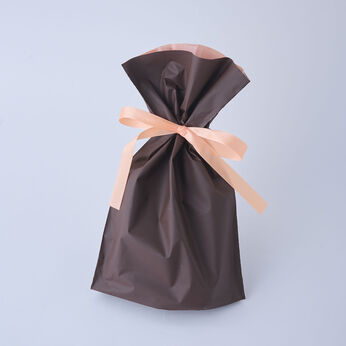 フェリシモギフトショップ | ギフトラッピング袋ミニ〈ブラウン〉