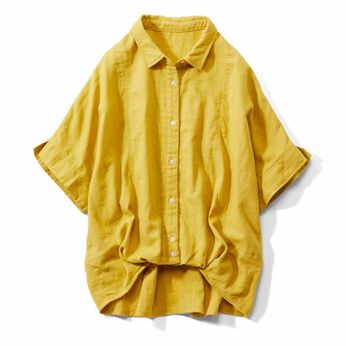 フェリシモギフトショップ | ＷＧナチュラルシャツ〈ＹＥ〉リブイン