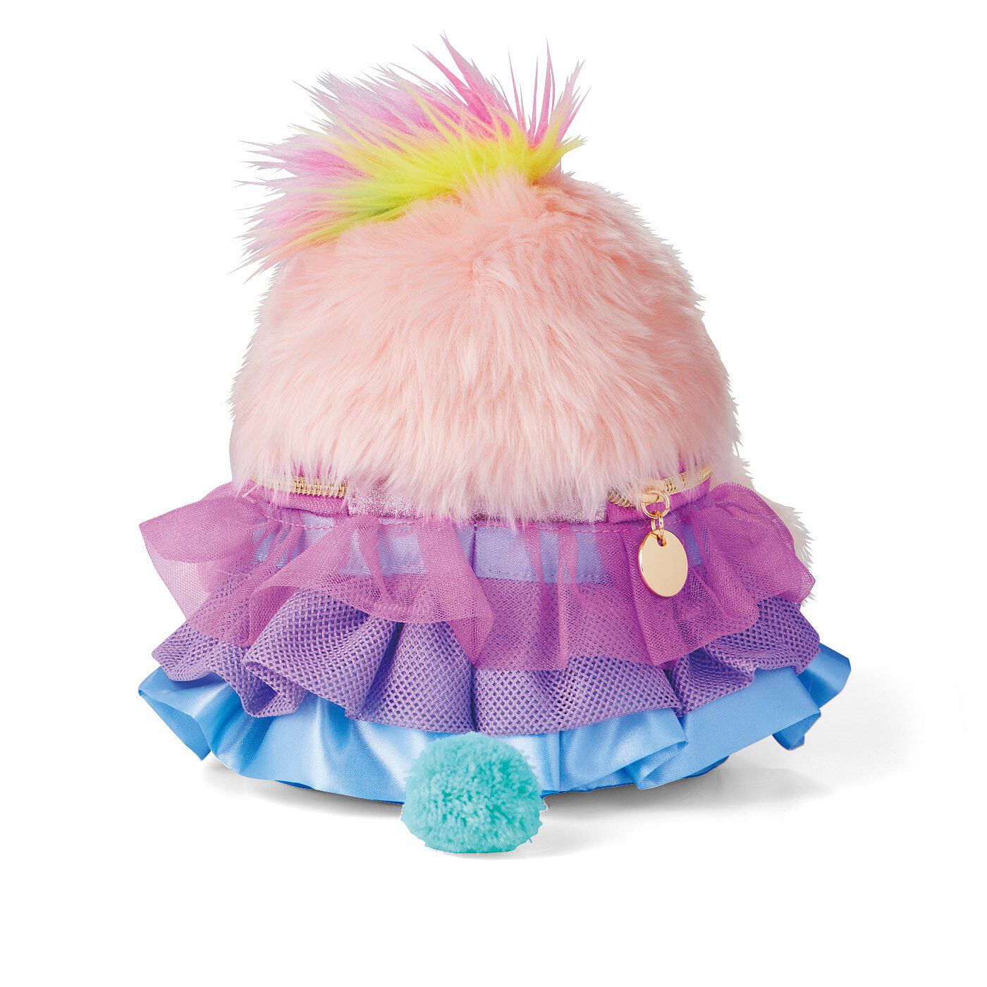 フェリシモギフトショップ|KAWAII COMPANY　目が合うたびスキになる。ともだちモンスターマルチーポーチ|後ろのまんまるしっぽもカワイイ