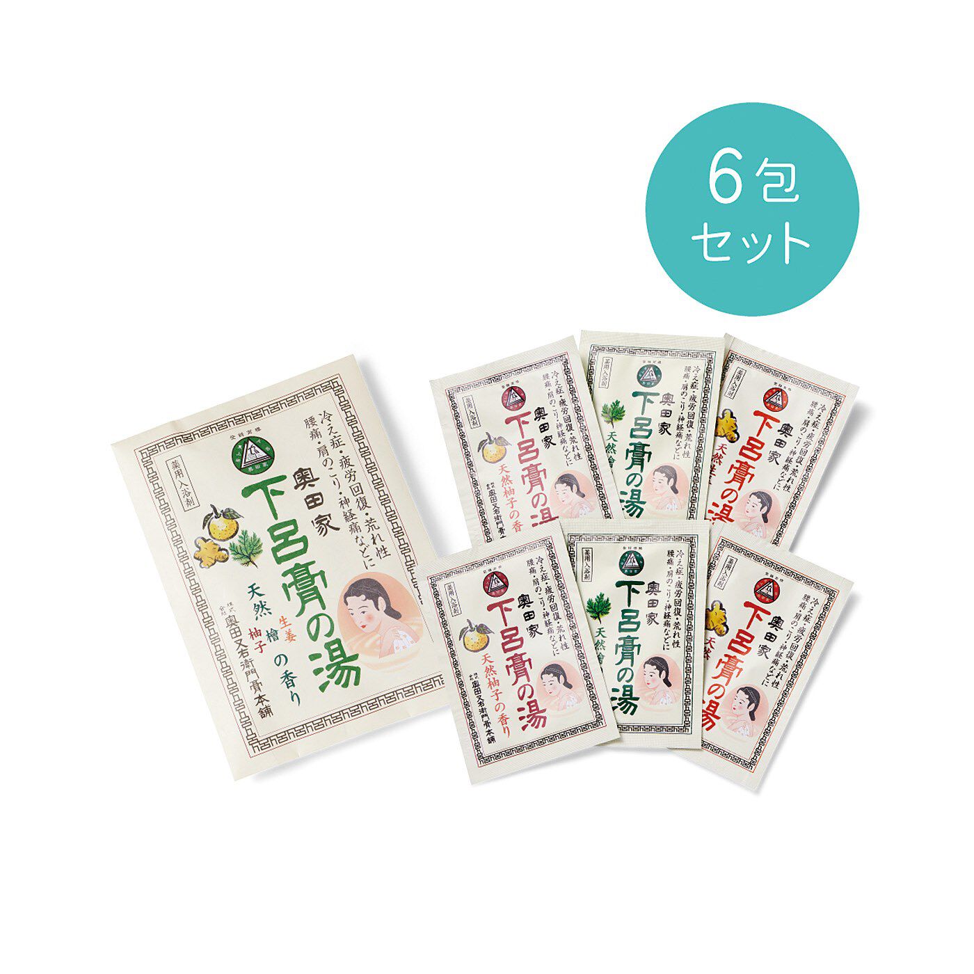 フェリシモギフトショップ|温泉地の知恵から生まれた　癒やしの入浴剤　奥田家下呂膏（げろこう）の湯〈３種セット〉|●1回のお届けセットです。