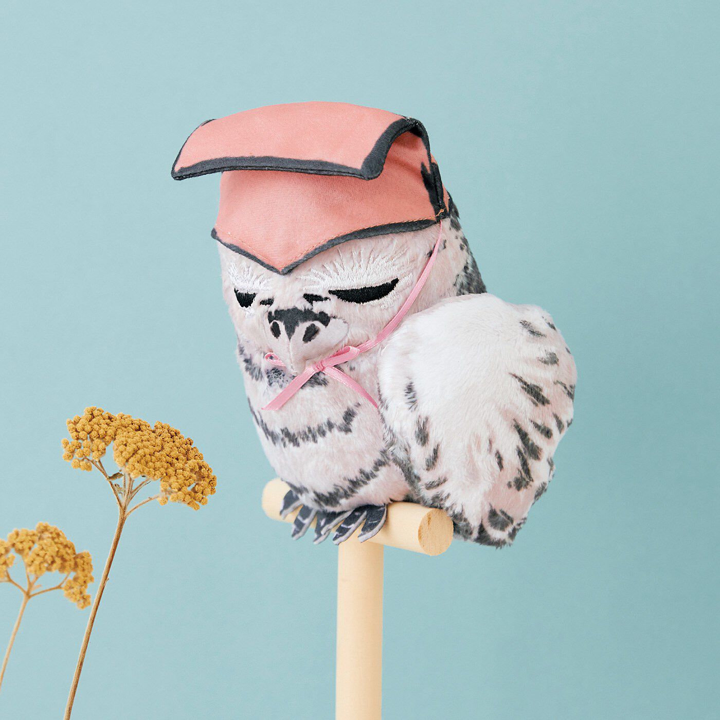 フェリシモギフトショップ|すみだ北斎美術館×ミュージアム部　つられて眠くなっちゃう　北斎の居眠りふくろうポーチ