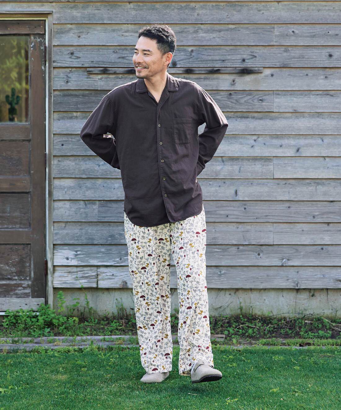 フェリシモギフトショップ|サニークラウズ　きのこ図鑑パジャマ〈メンズ〉