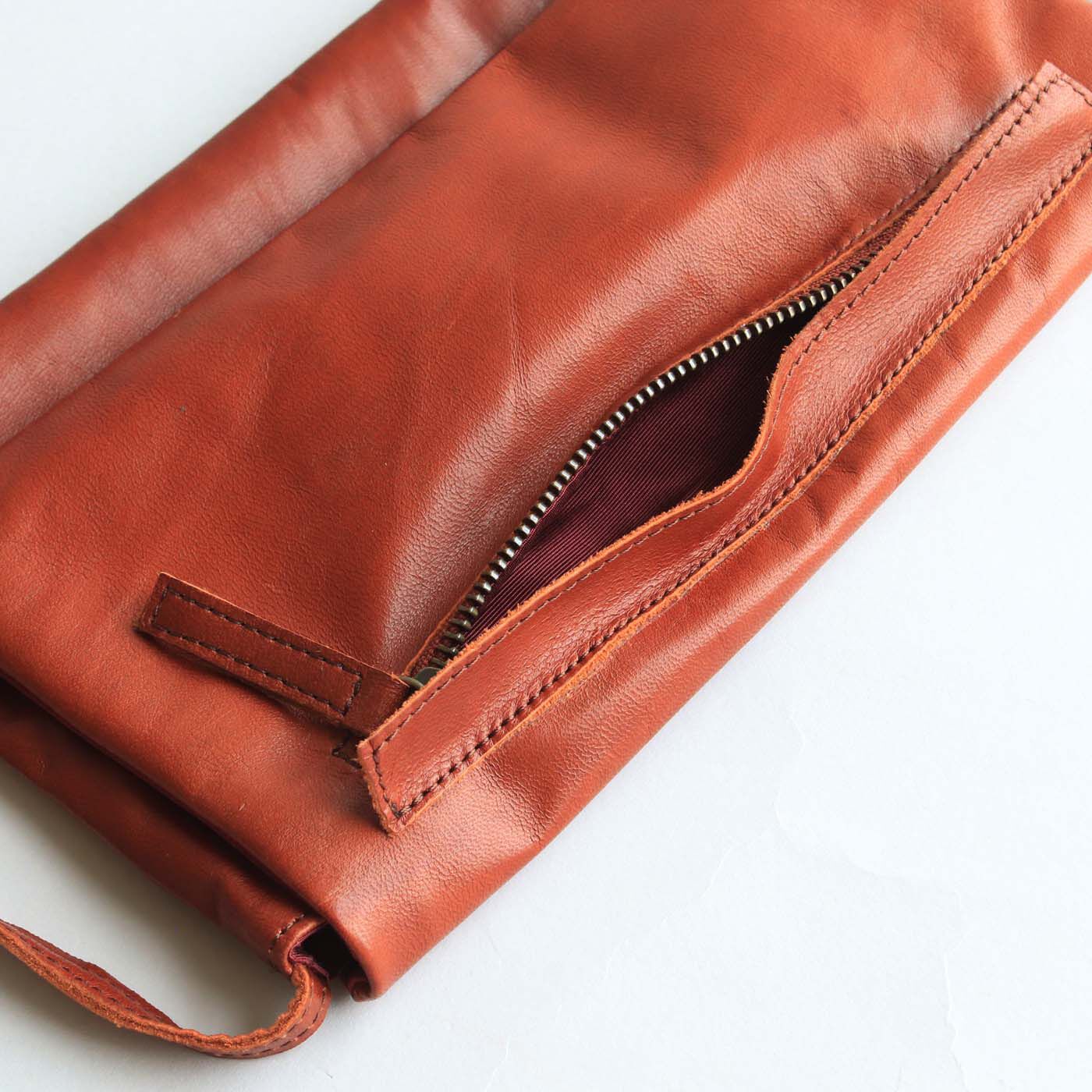 フェリシモギフトショップ|服飾作家と作った 職人本革のショルダーワークバッグ〈ブラウン〉