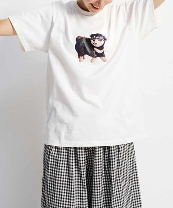 フェリシモギフトショップ | はしもとみおさんこどもの月くんＴシャツ