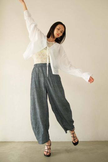 mensha! | まるでデニム！？デニガーゼパンツ
