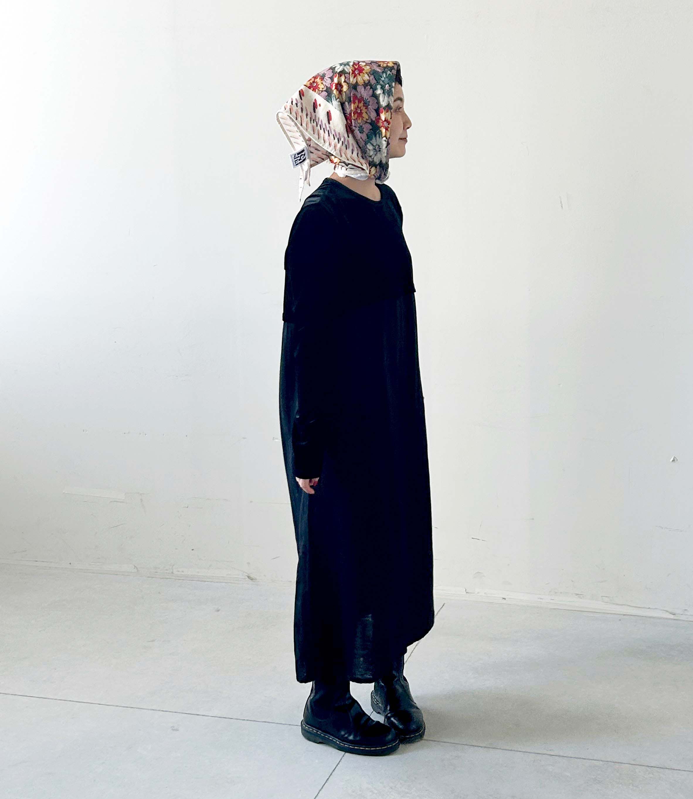 mensha!［メンシャ！］|ヴィンテージライクな 大判ダブルガーゼスカーフと[初回お試し209円OFF]大判ダブルガーゼスカーフのコーディネート