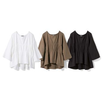 mensha! | カットソーガーゼシャーリングトップス
