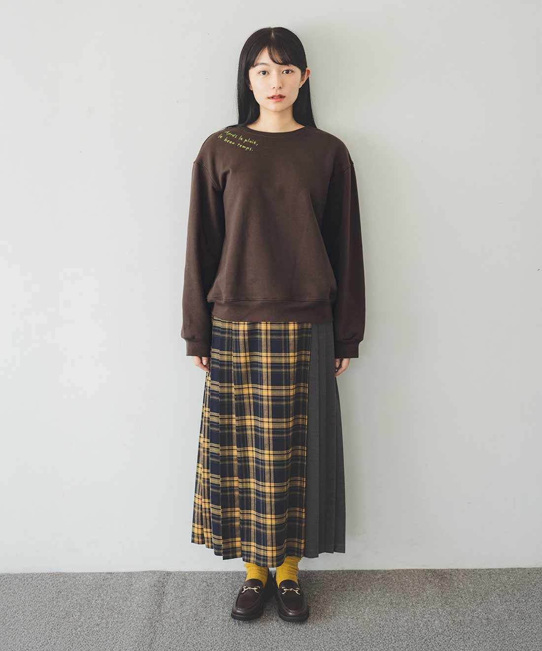 Live in  comfort|リブ イン コンフォート ふんわりやさしい コットン100％の裏起毛スウェットトップス【おはだが気になるみんなへ】