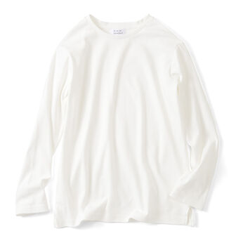 Live in  comfort | 吸湿 発熱 コットン ほか綿 Ｔシャツ 白