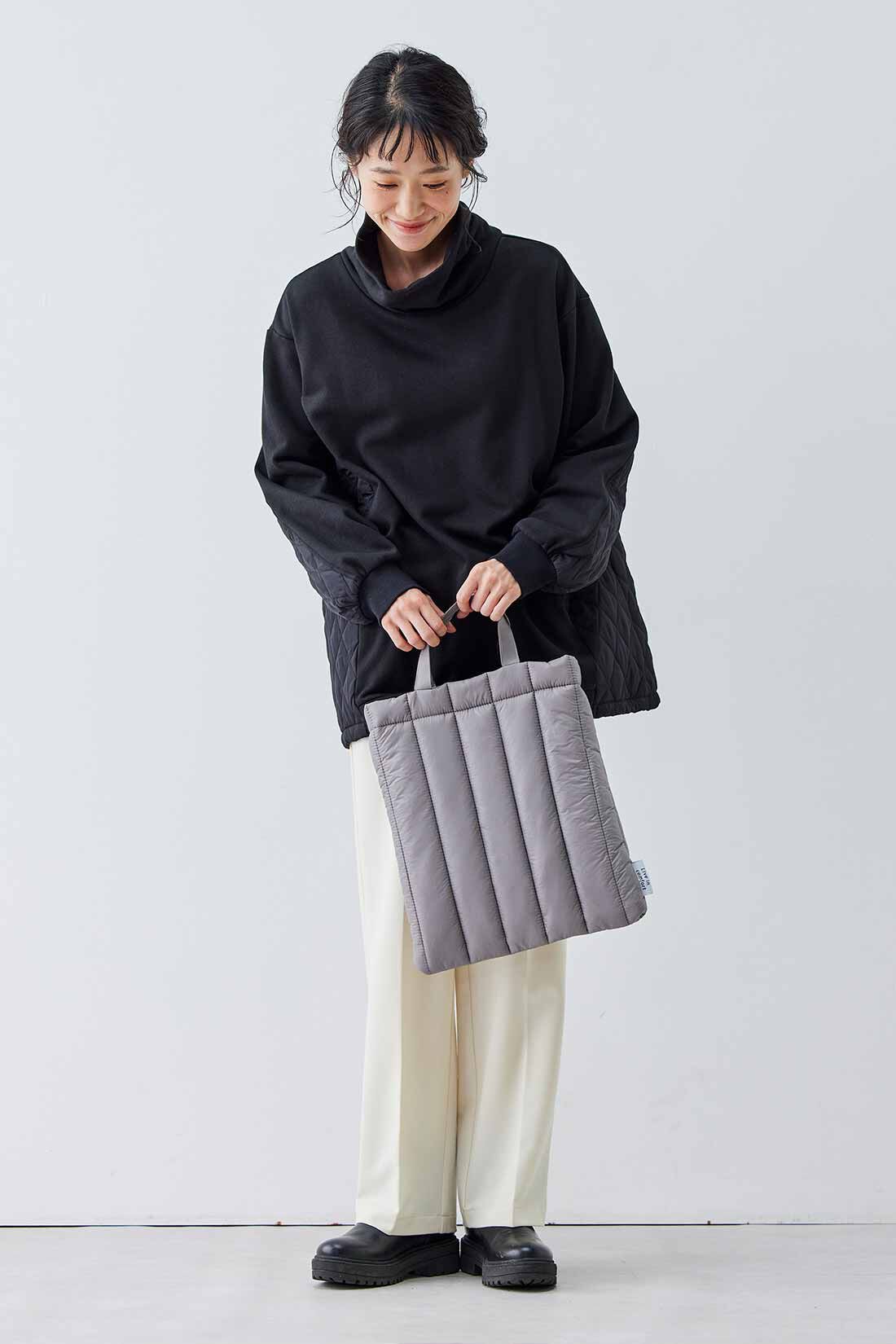 Live in  comfort|リブ イン コンフォート 軽やかに手ぶらでお出かけ！ ふかふかキルティングショルダーバッグ