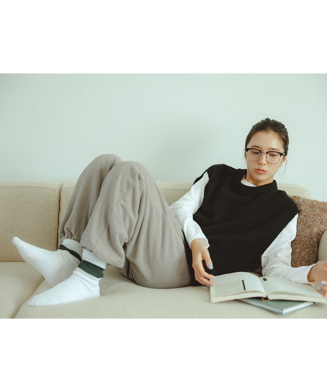 Live in comfort［リブインコンフォート］|リブ イン コンフォート 吸湿発熱コットン素材のこだわりほか綿ロング白Tシャツ【おはだが気になるみんなへ】