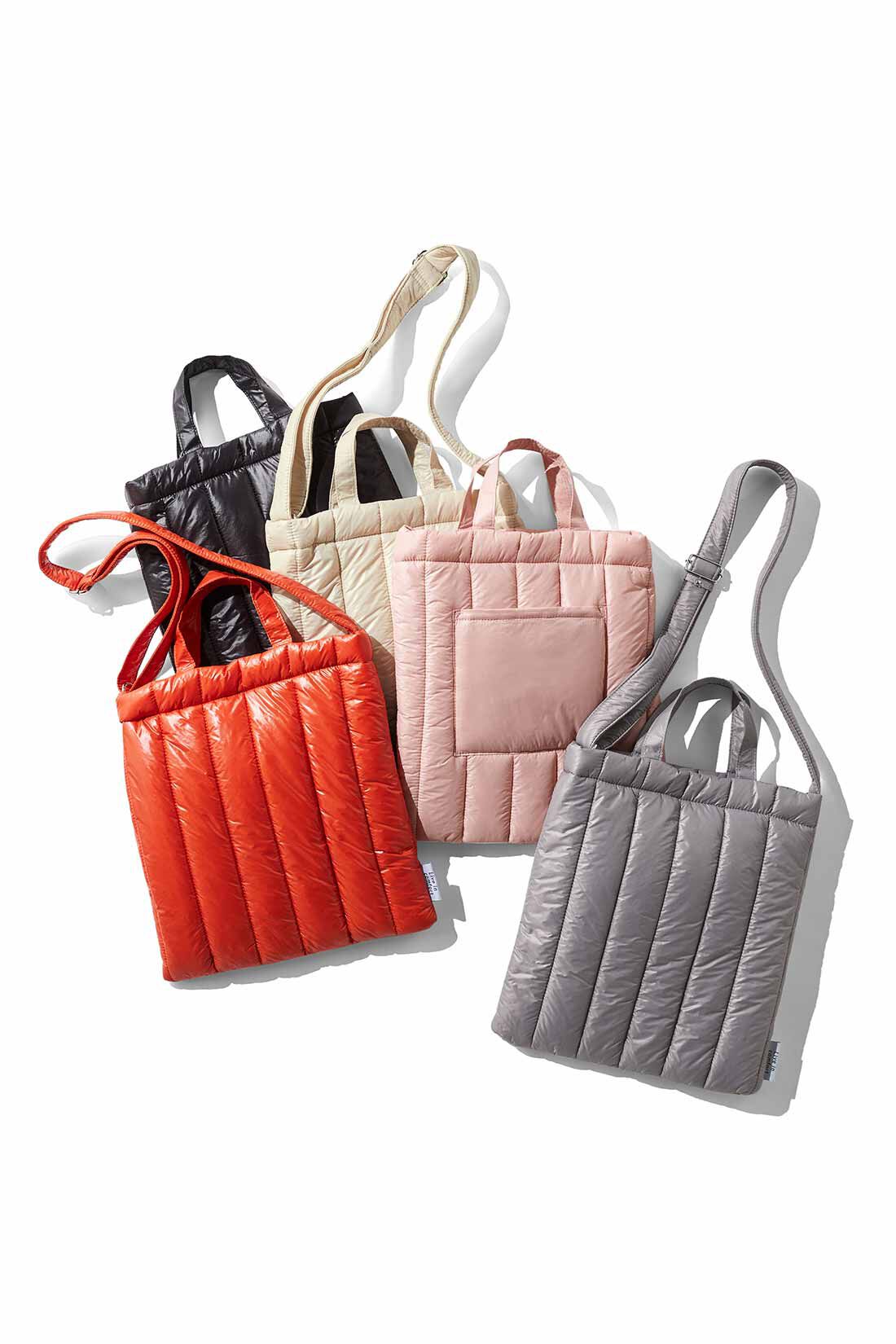 Live in  comfort|リブ イン コンフォート 軽やかに手ぶらでお出かけ！ ふかふかキルティングショルダーバッグ
