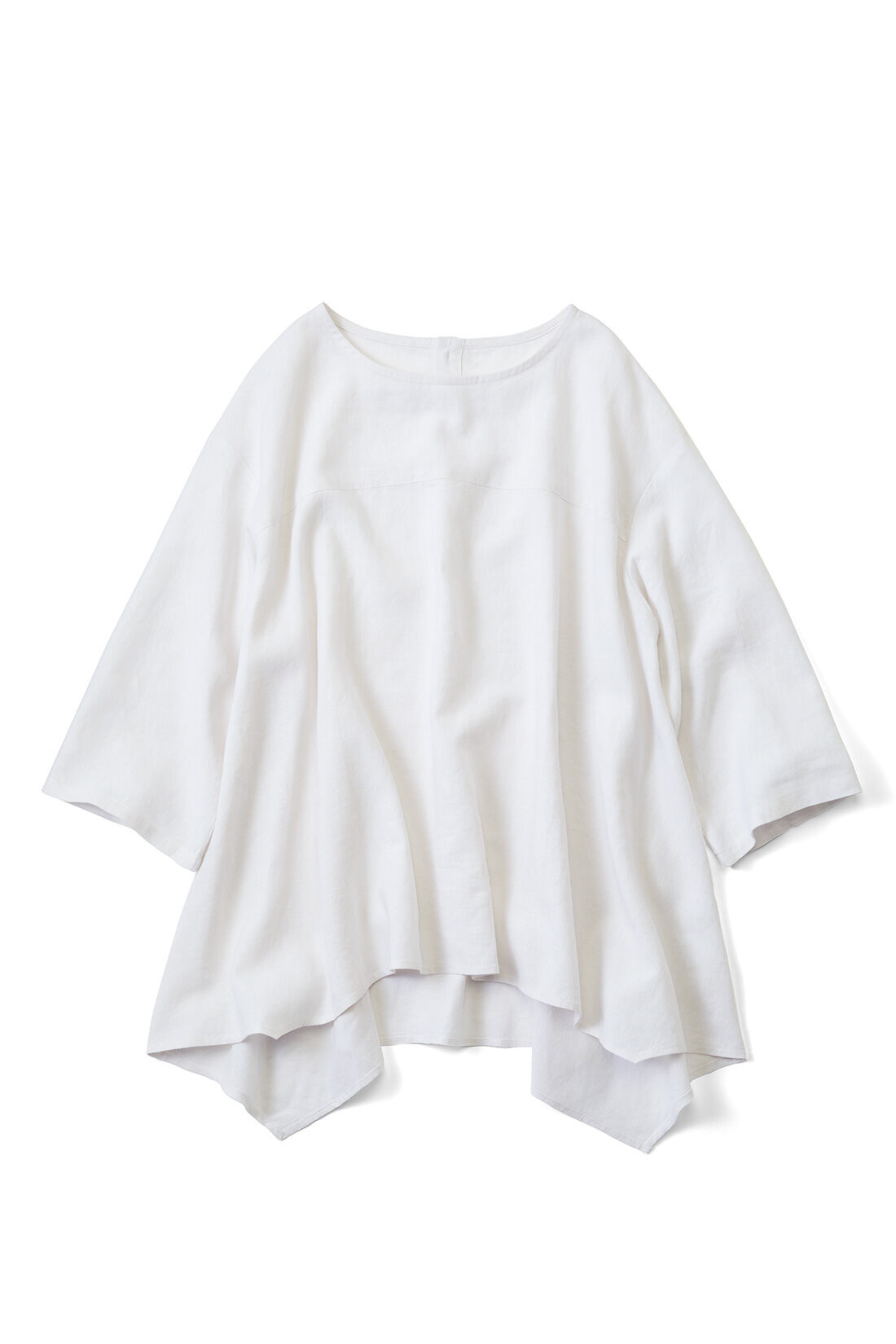 Live in  comfort|リブ イン コンフォート はまじとコラボ 揺れるヘムラインを楽しむ麻混トップス【まとめ買いキャンペーン】