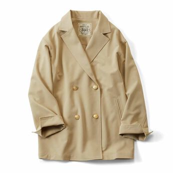 きれいだね ストレッチ ジャケット ベージュ
