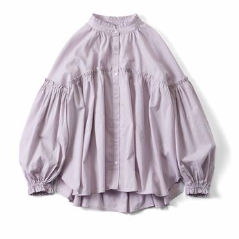 Live in  comfort | 大人フリルブラウス〈ＰＵ〉リブイン