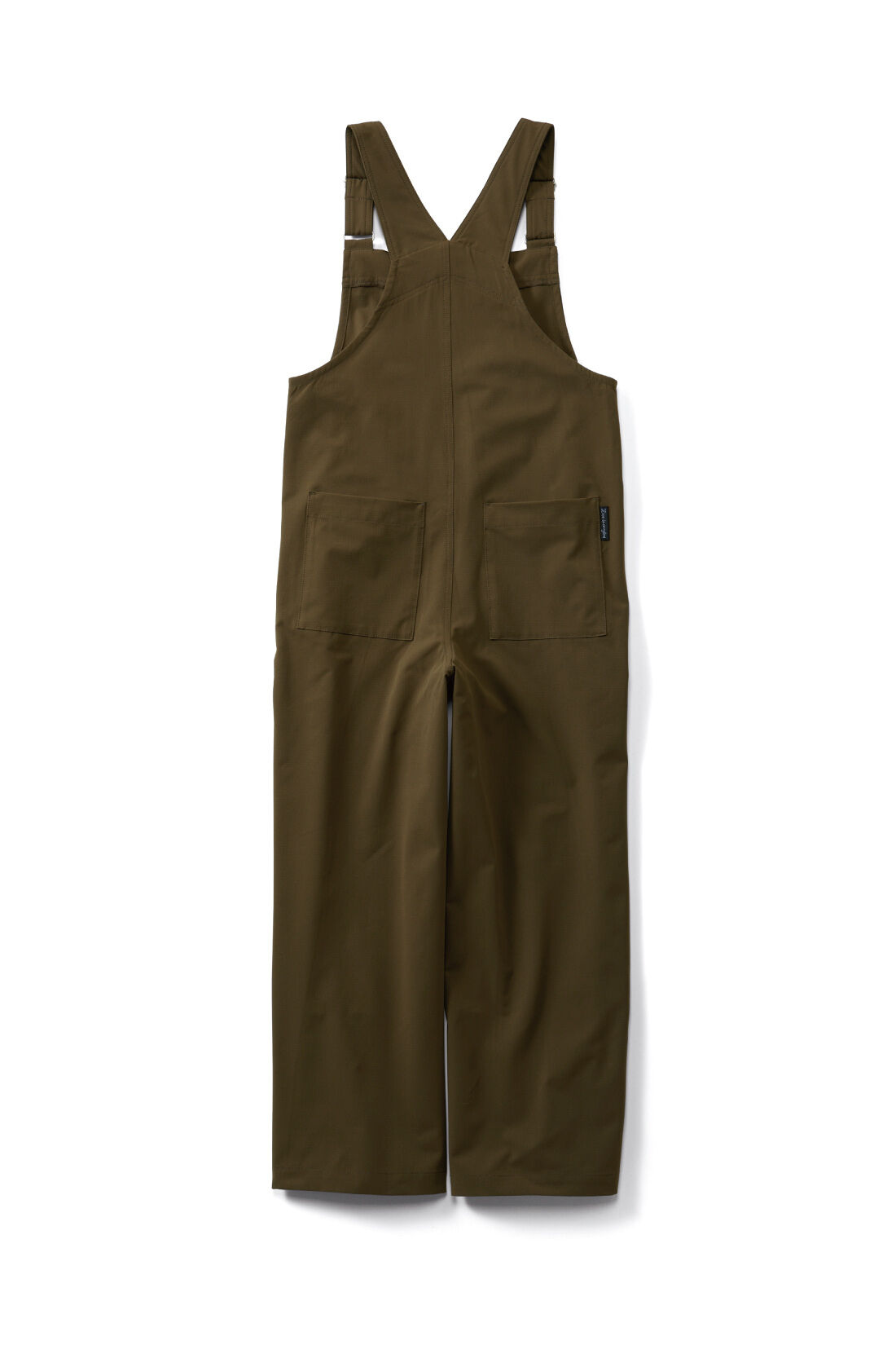 Live in  comfort|リブ イン コンフォート   ジップ付き 着心地らくちん大人サロペット〈ブラック〉|BACK　※お届けするカラーとは異なります。