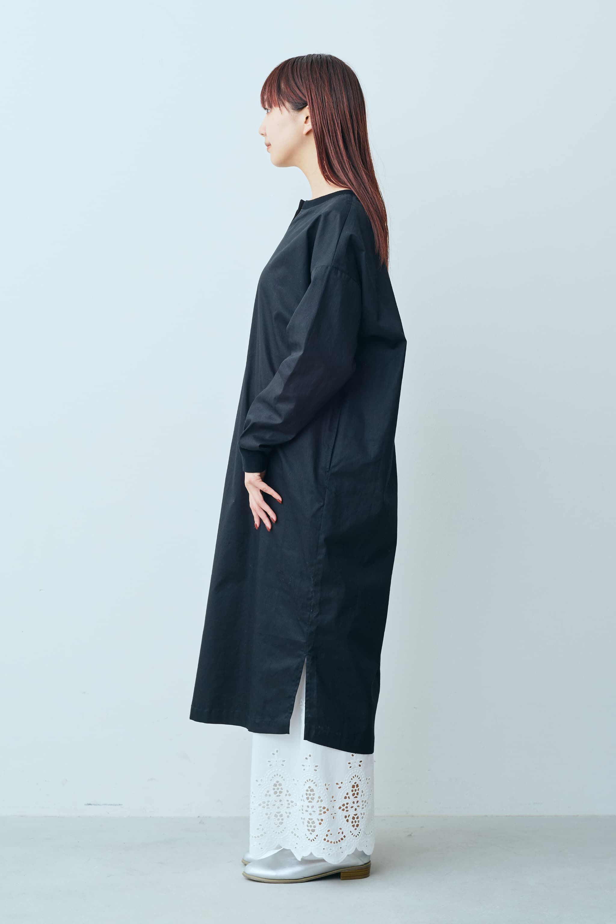 Live in  comfort|リブ イン コンフォート　Ｌｉｖｅ　Ｌｏｖｅ　ＣｏｔｔｏｎⓇプロジェクト　かぶるだけ！簡単スッキリカジュアルワンピース〈ブラック〉