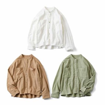 Live in  comfort | ダブルガーゼ やわらか コットン シャツ の会