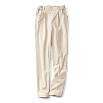 Live in  comfort | 裏微起毛伸び軽テーパ—ドパンツ　リブイン