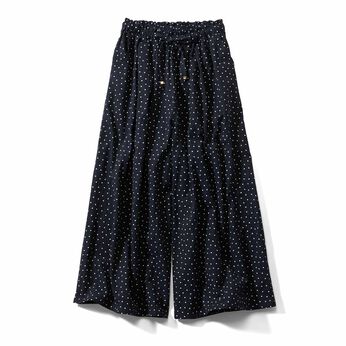 Live in  comfort | ＷＧナチュラルガウチョパンツ〈ＤＯＴ〉リブイン