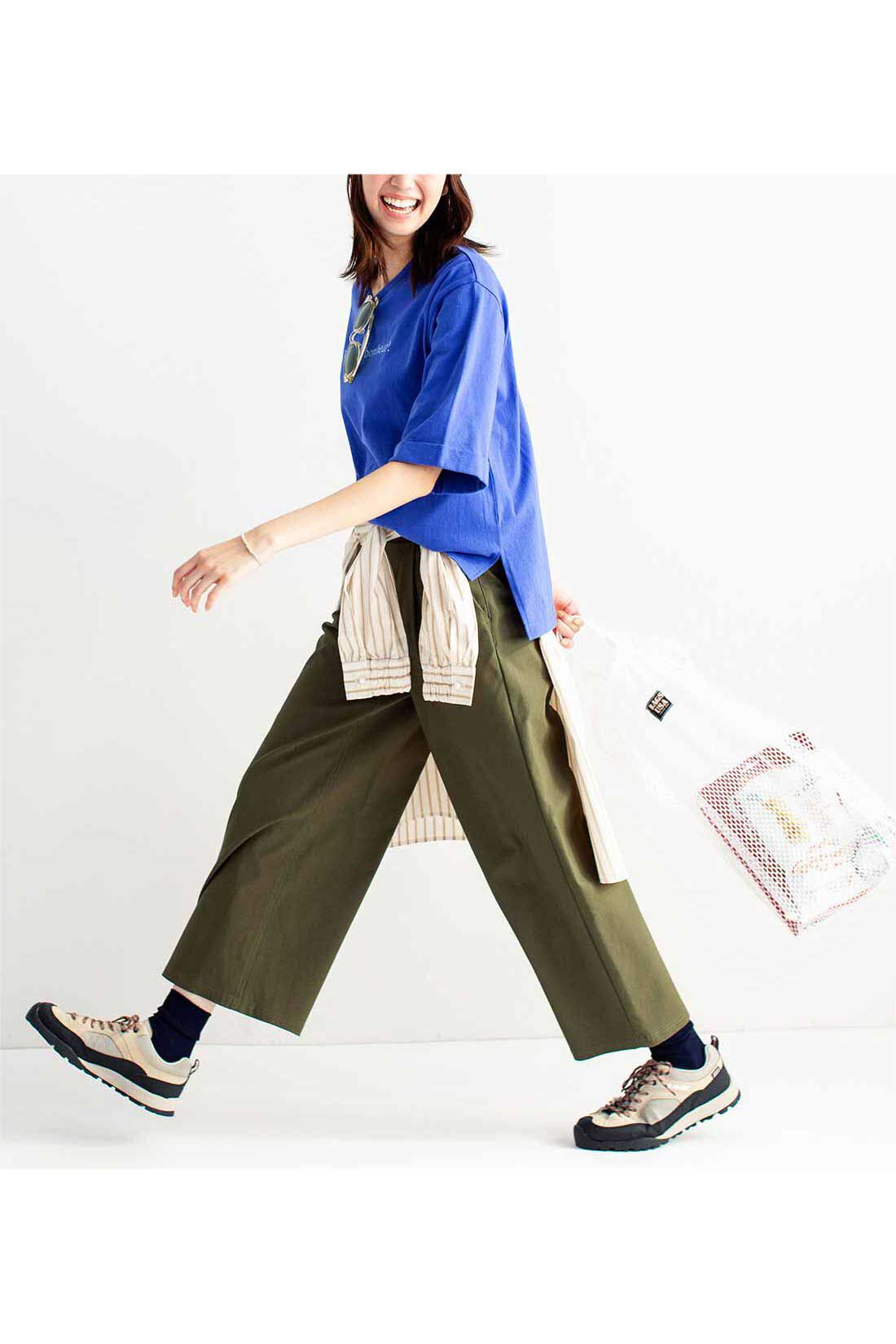 Live in comfort［リブインコンフォート］|リブ イン コンフォート 地中海育ちのトルコオーガニックコットンＴシャツ〈ブルー〉