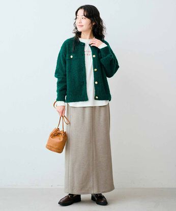 Live in comfort［リブインコンフォート］ | 極上の裏ボアカットソースカート〈ＢＥ〉リブイン