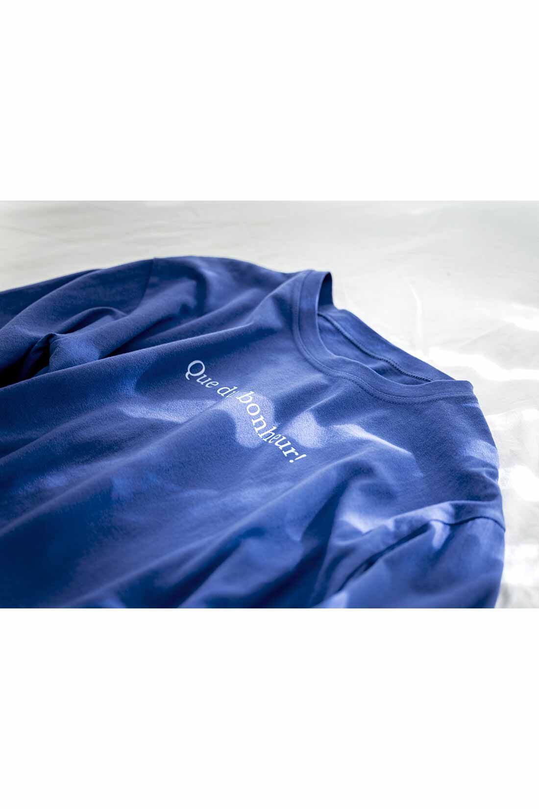 Live in  comfort|リブ イン コンフォート 地中海育ちのトルコオーガニックコットンＴシャツ〈チャコール〉|これは参考画像です。お届けするタイプとは異なります。