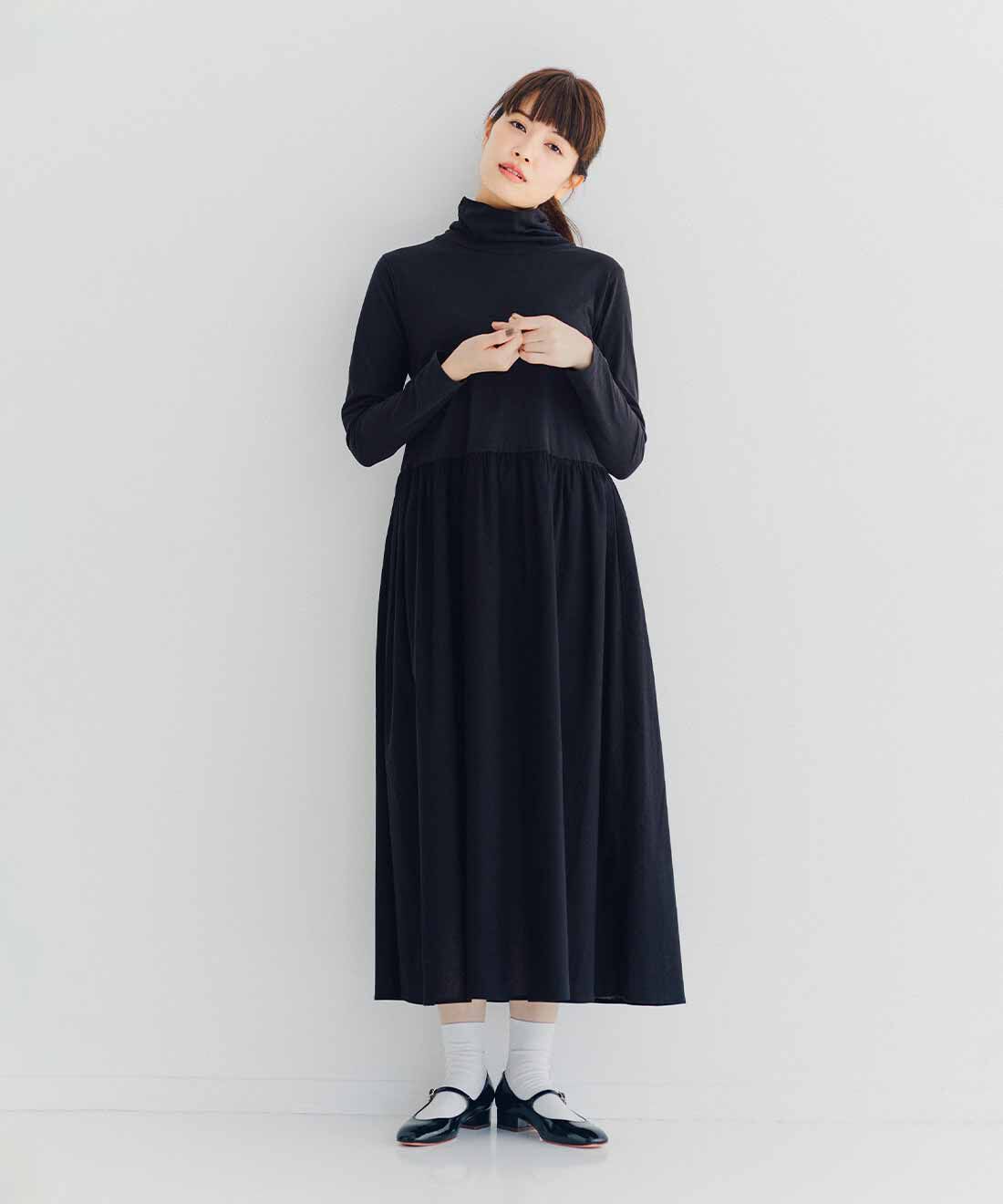 Live in  comfort|リブ イン コンフォート　コットン100％がうれしい！ 重ね着を楽しむ タートルネックインナーワンピースの会