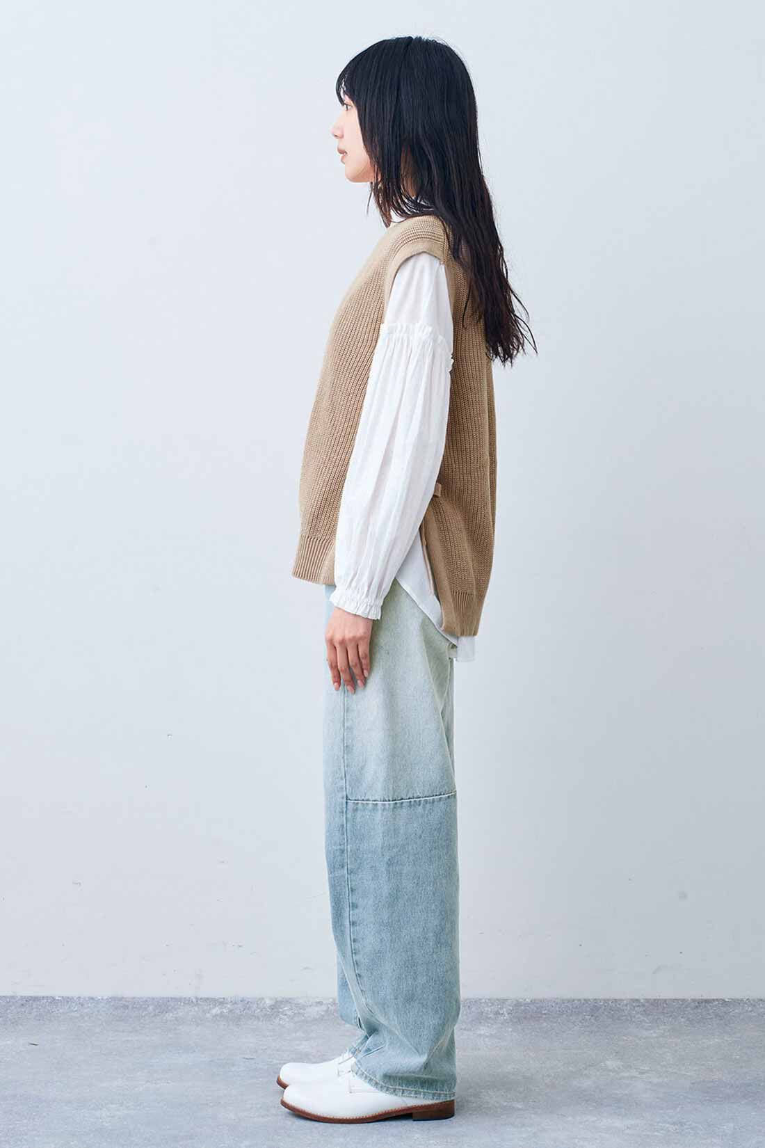 Live in  comfort|リブ イン コンフォート Live love cotton（R）プロジェクト コーデをアップデートできる オーガニックコットンニットベストの会