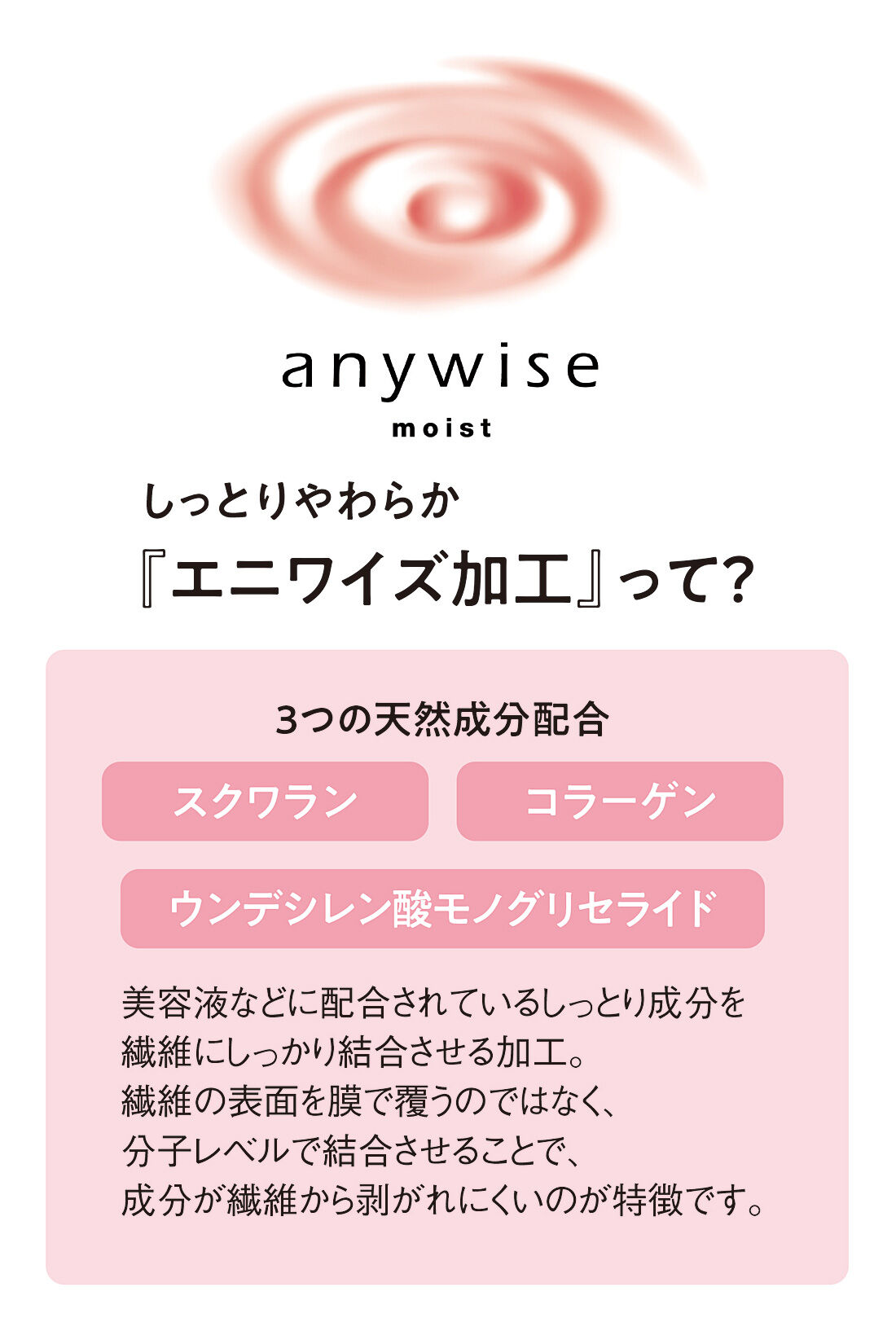 Live in  comfort|Live love cotton（PEACE BY PEACE）プロジェクト　リブ イン コンフォート　心うるおう エニワイズ加工のとろ綿クルーネックインナーの会