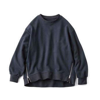 Live in  comfort | ＬＬＣすそファスナースウェット〈ＢＫ〉リブイン