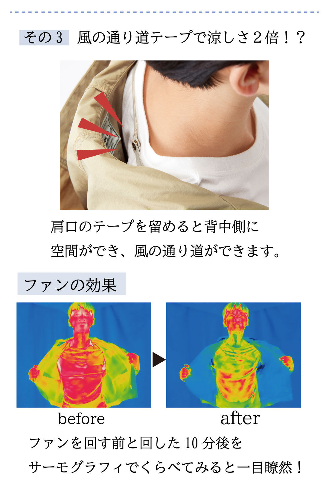 Live in  comfort|リブ イン コンフォート×「空調服(R)」　着ている方が涼しい！ 上品カジュアルなファン付きマウンテンパーカー〈ベージュ〉