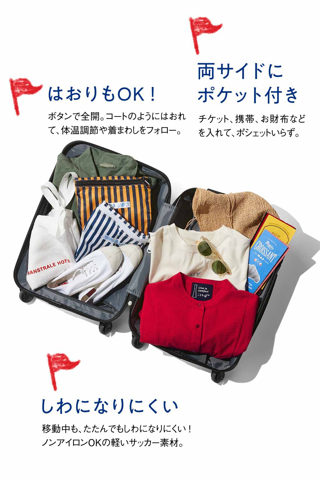 Live in  comfort|リブ イン コンフォート ことりっぷコラボ　旅行に連れていきたくなる！ 一枚あると便利な着映えワンピース