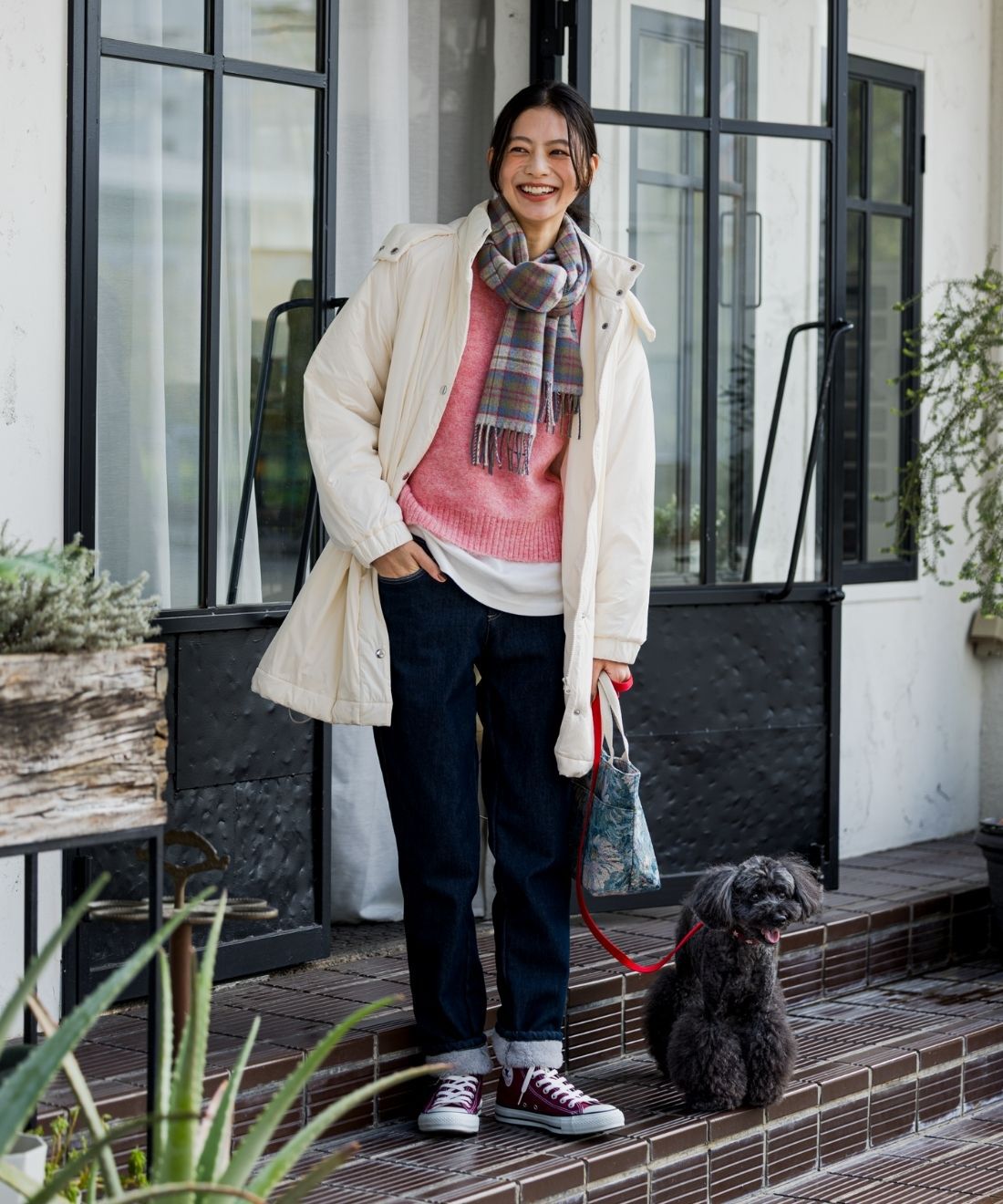 Live in  comfort|リブ イン コンフォート　ぬくぬくでしあわせ あったかすっきり裏ボアパンツ