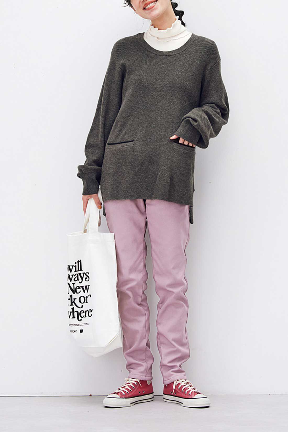 Live in  comfort|リブ イン コンフォート ぬくぬくでしあわせ あったかすっきり裏ボアパンツ【まとめ買いキャンペーン】 Live in  comfort|リブ イン コンフォート ぬくぬくでしあわせ あったかすっきり裏ボアパンツ【まとめ買いキャンペーン】