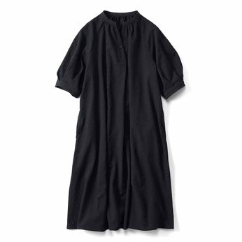 Live in  comfort | さらりサッカーチュニックワンピ〈ＢＫ〉リブイン